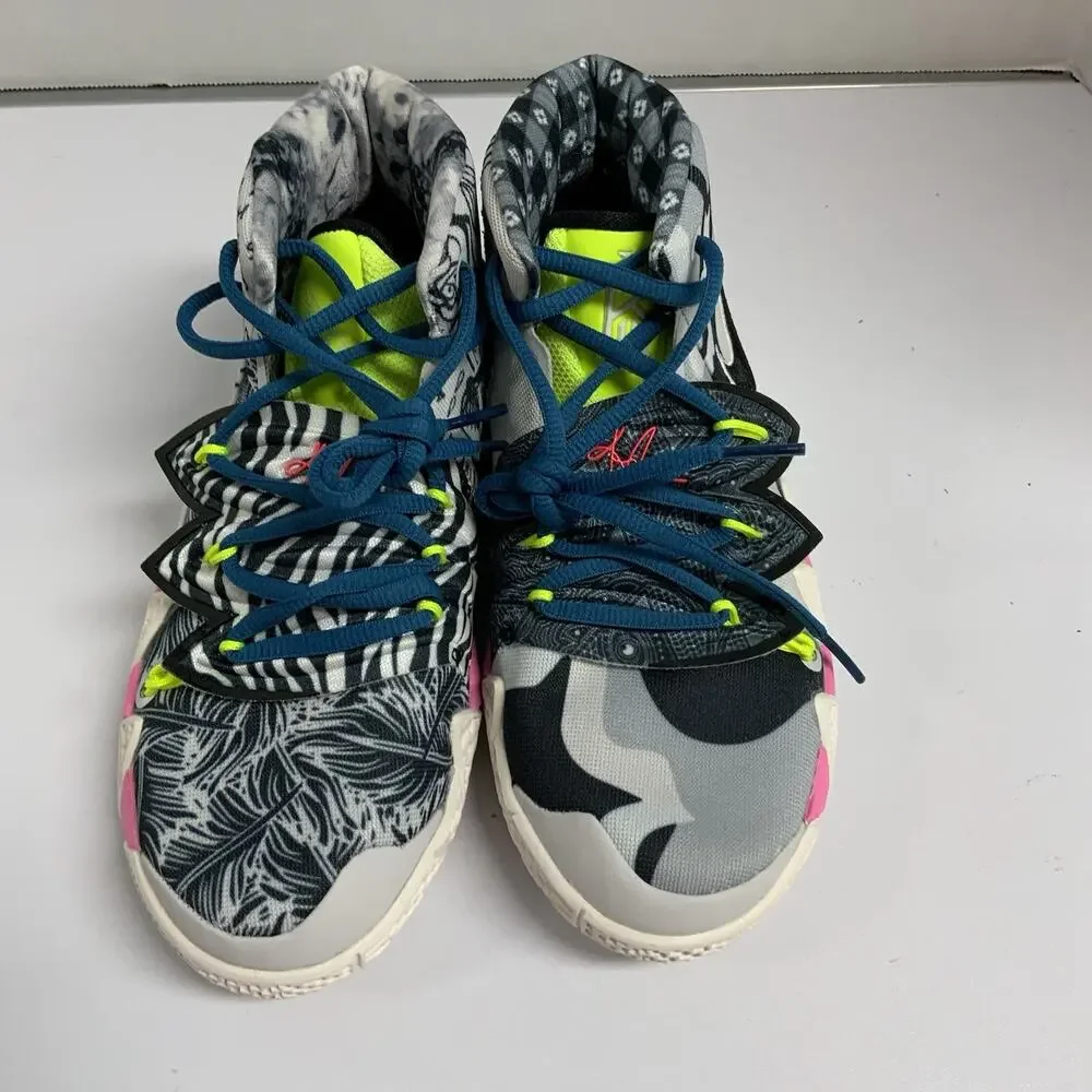 Nike Kybrid S2 GS What The Neon CV0097 002 Size 4.5 Kids Kyrie Basketball Shoes